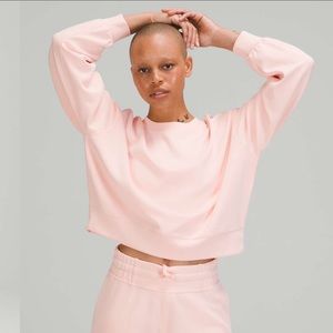 Lululemon perfectly oversized crop crew softstream